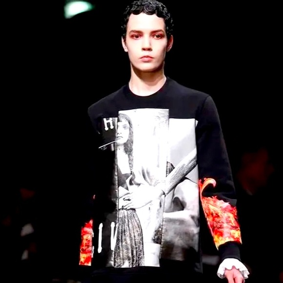 COPY - Givenchy Girl and Rottweiler Flames up Arms - Picture 2 of 8